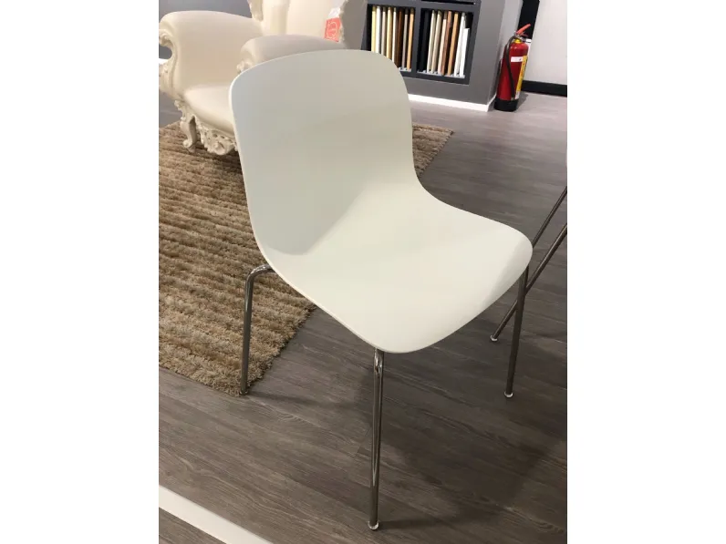 Sedia in plastica senza braccioli Troy in Offerta Outlet