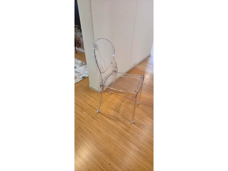 Sedia da cucina 4 sedie metalcrilato trasparente  di La seggiola SCONTATA 50%