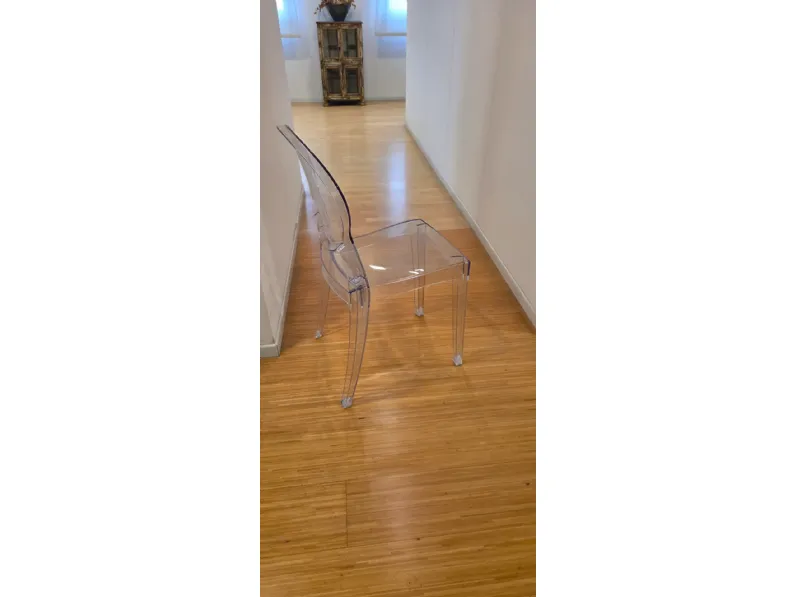 Sedia da cucina 4 sedie metalcrilato trasparente  di La seggiola SCONTATA 50%