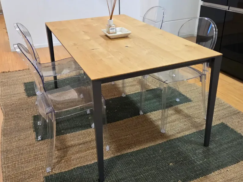 Sedia da cucina 4 sedie metalcrilato trasparente  di La seggiola SCONTATA 50%