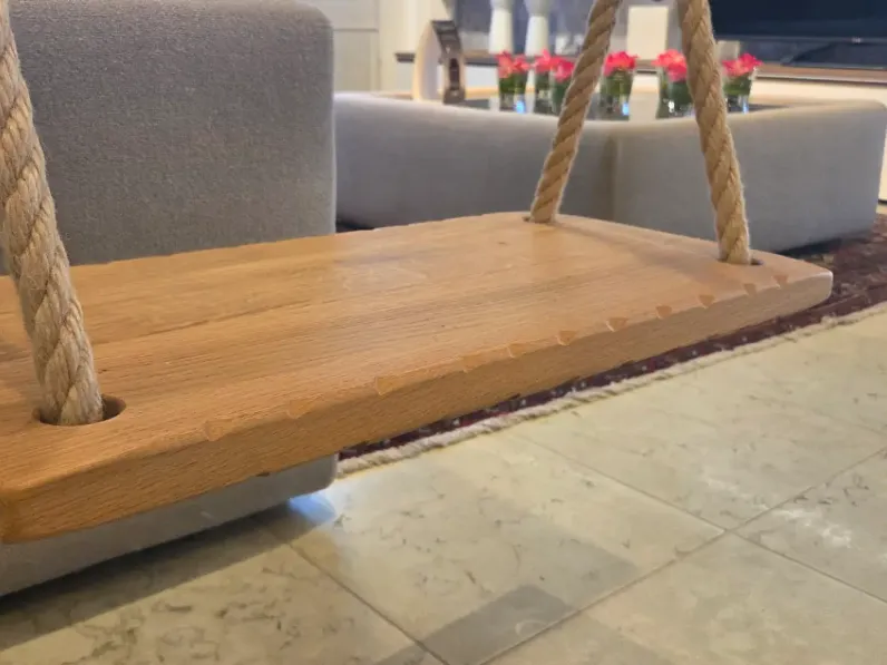 Sedia da giardino realizzata in legno Altalena sedia tavolino o comodino  di Tomasella 
