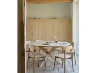 Sedia Ethnicraft casale in rovere Artigianale a prezzo ribassato