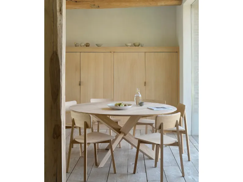 Sedia Ethnicraft casale in rovere Artigianale a prezzo ribassato