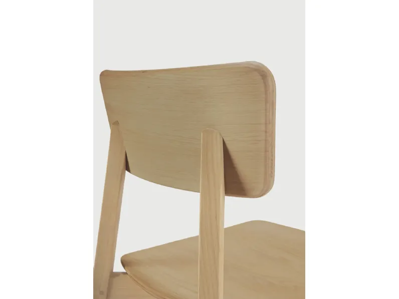 Sedia Ethnicraft casale in rovere Artigianale a prezzo ribassato