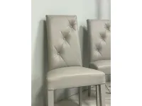 Sedia da soggiorno realizzata in ecopelle Bellinzona di Target point 