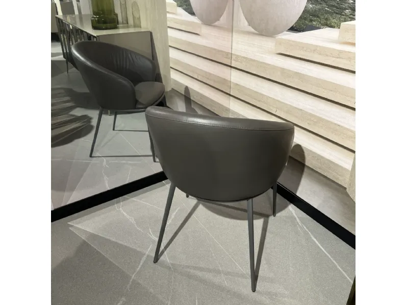 Sedia Bloom b da soggiorno realizzata in  scontata del 70%