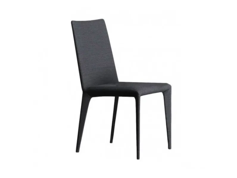 Sedia senza braccioli tessuto gambe rivestite Bonaldo Filly up