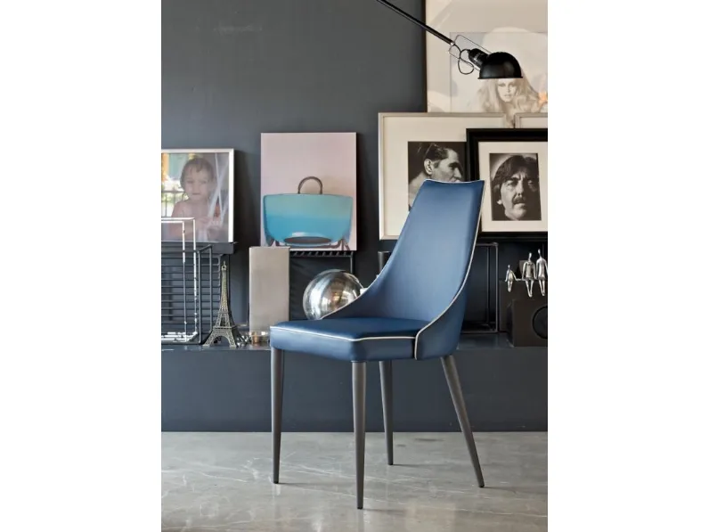 Sedia con schienale alto Clara 40.90 Bontempi a prezzo Outlet
