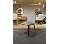 Sedia in tessuto con schienale alto Branch scontata