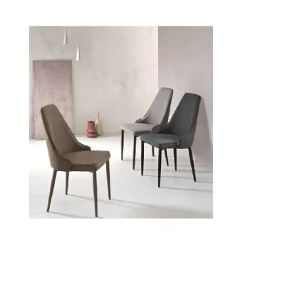 Sedia in tessuto senza braccioli Brisa scontata