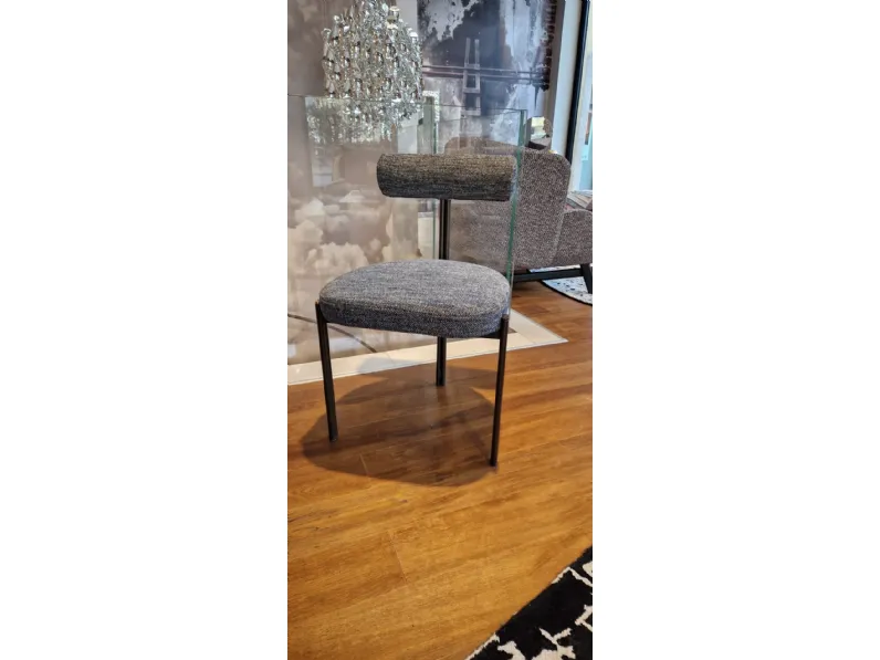 Sedia fissa Caillou sedie di Liu jo living a prezzo Outlet