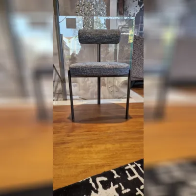Sedia fissa Caillou sedie di Liu jo living a prezzo Outlet