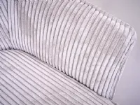 Sedia Cassidy da soggiorno realizzata in tessuto scontata del 38%