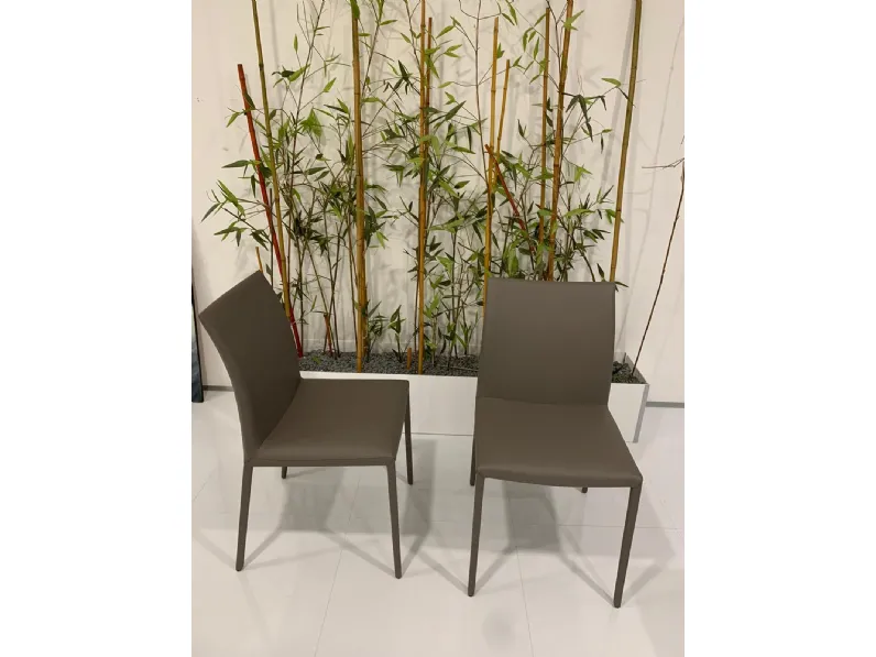 Sedia senza braccioli Norma couture di Cattelan italia a prezzo scontato
