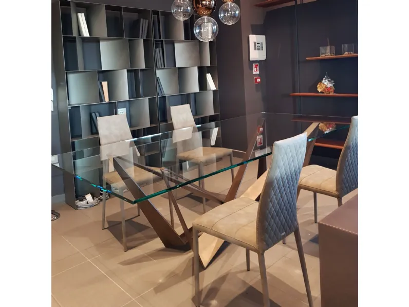 SEDIA Cattelan italia Set 4 sedie kay couture in pronta consegna PREZZI OUTLET