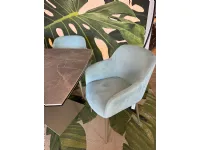 Sedia di Di lazzaro modello Cecilia da soggiorno in offerta -40%