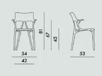 Sedia da cucina A.i Kartell a prezzo scontato 