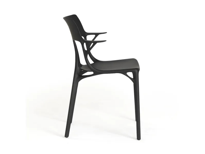 Sedia da soggiorno realizzata in plastica A.i. di Kartell 