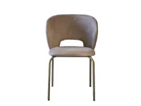 Sedia in tessuto con braccioli Babylon  in offerta