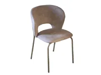 Sedia in tessuto con braccioli Babylon  in offerta