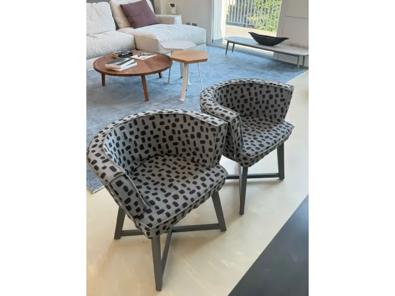 Sedia di Gervasoni modello Gervasoni poltroncine gray da soggiorno in offerta -35%