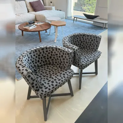 Sedia con braccioli Gervasoni poltroncine gray di Gervasoni a prezzo ribassato