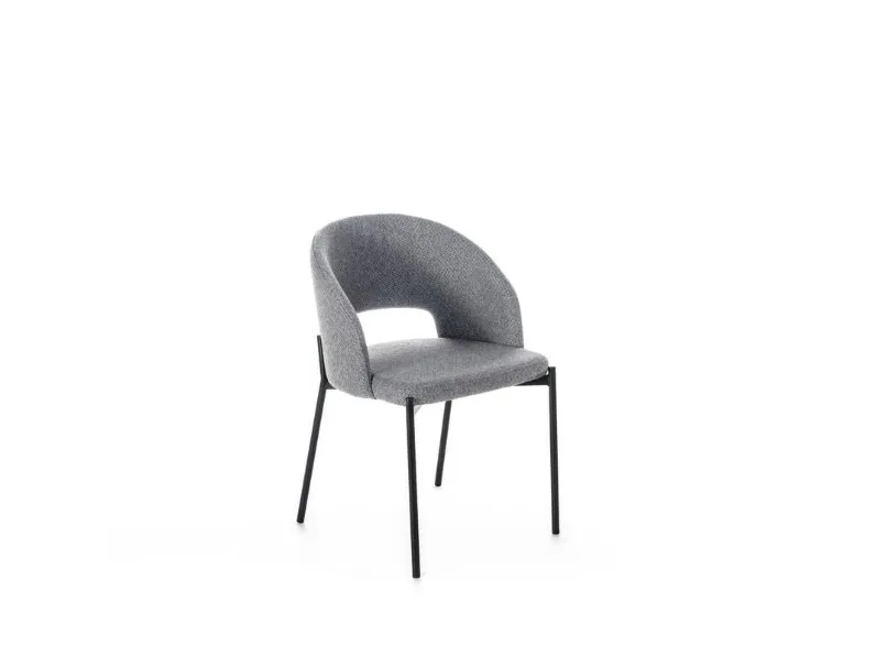 Sedia con braccioli Greta di Stones in Offerta Outlet