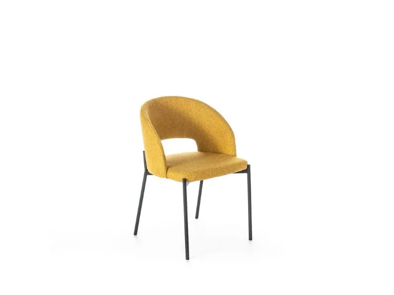 Sedia con braccioli Greta di Stones in Offerta Outlet