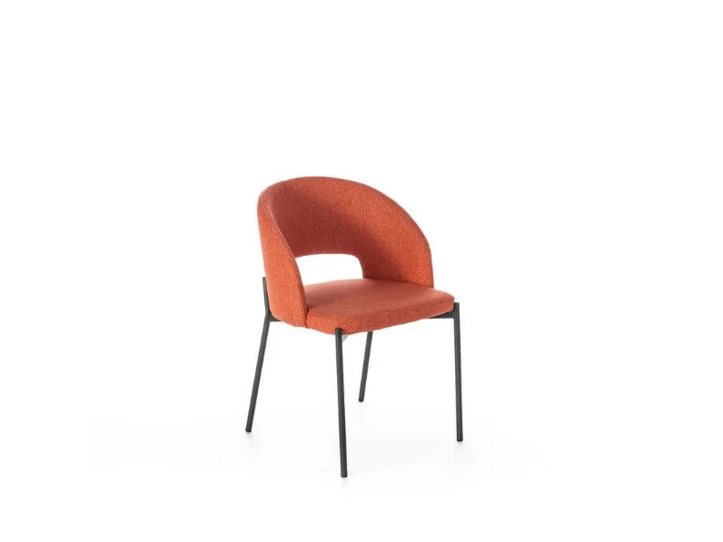 Sedia con braccioli Greta di Stones in Offerta Outlet
