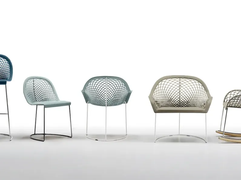 Sedia da soggiorno Guapa  di Midj SCONTATA 30%