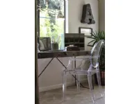 Sedia modello Louis ghost a marchio Kartell scontata del 21%
