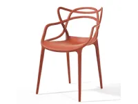 Sedia con braccioli Masters di Kartell a prezzo Outlet