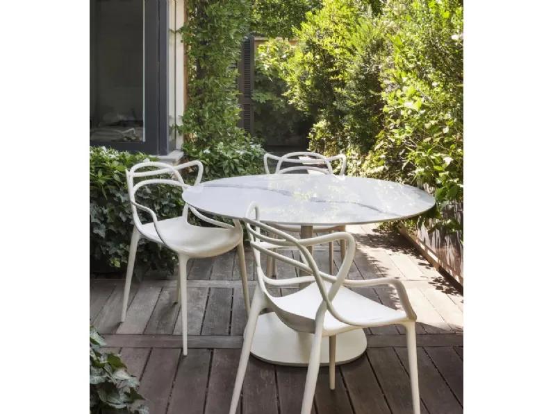 Sedia con braccioli Masters di Kartell a prezzo scontato