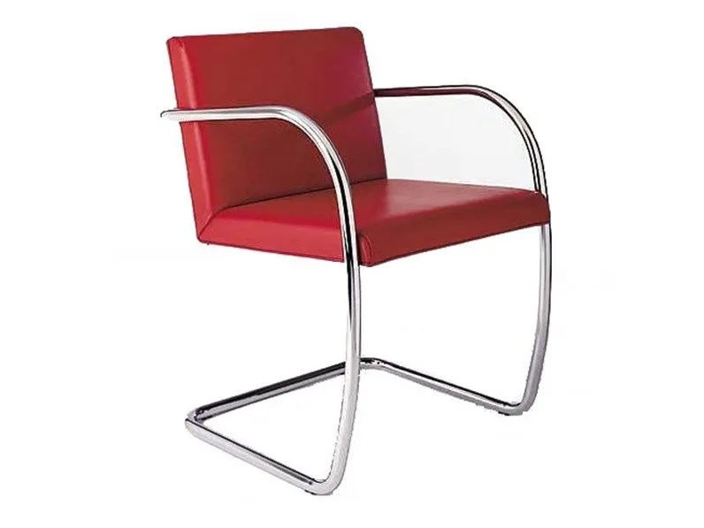 Sedia con braccioli Mies van chair made in italy di Artigianale in Offerta Outlet