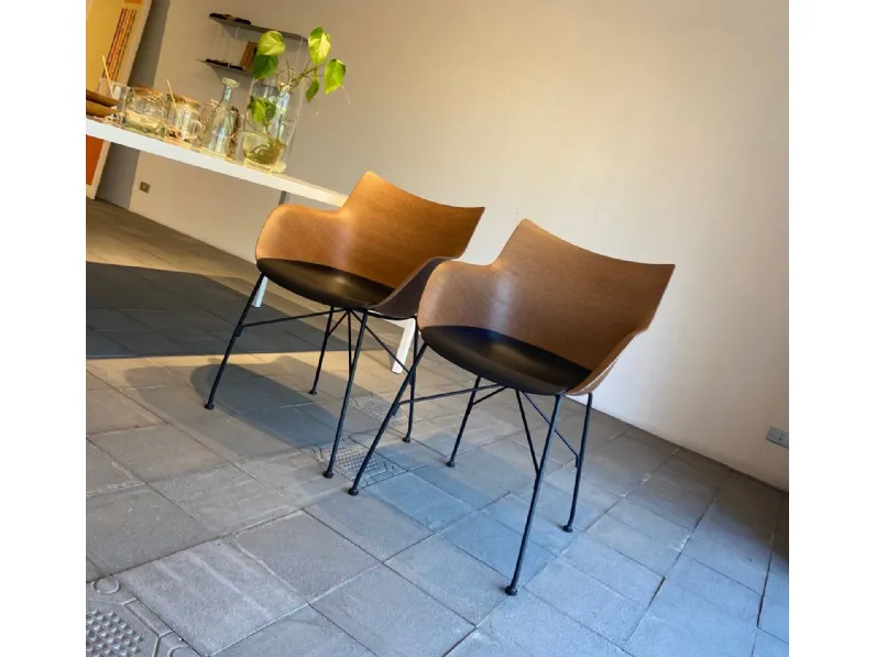 Sedia Qwood poltroncine legno 3d Kartell con un ribasso vantaggioso