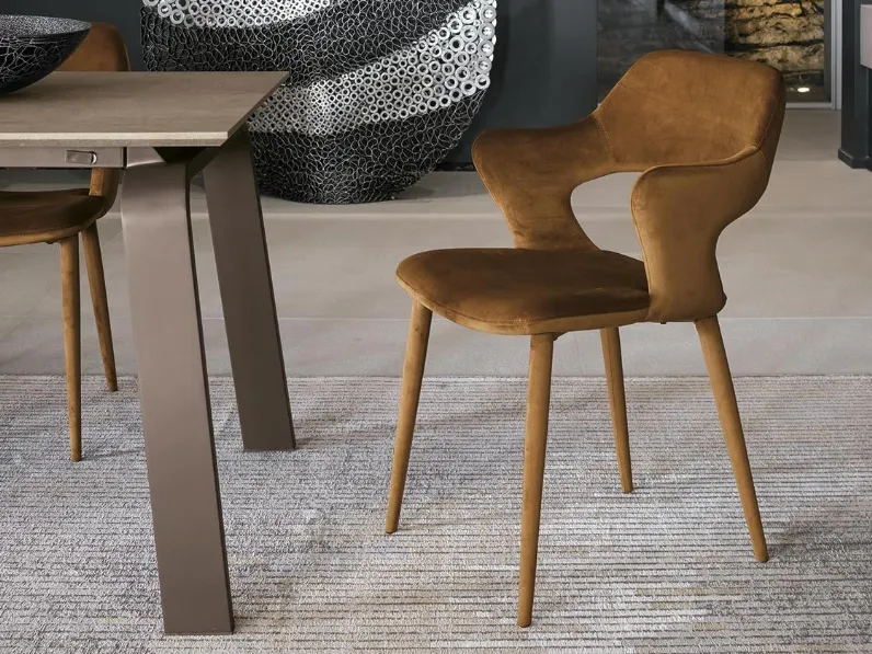 Sedia in tessuto modello Seattle -10% extra di Target point 