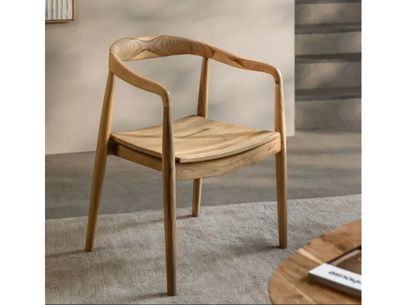 Sedia Sedia myhome in legno alizee A&c a prezzo ribassato