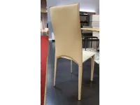 Sedia con schienale alto Vivalta ivory Ozzio a prezzo Outlet