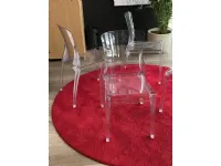 Sedia con schienale medio Crystal Domitalia a prezzo ribassato