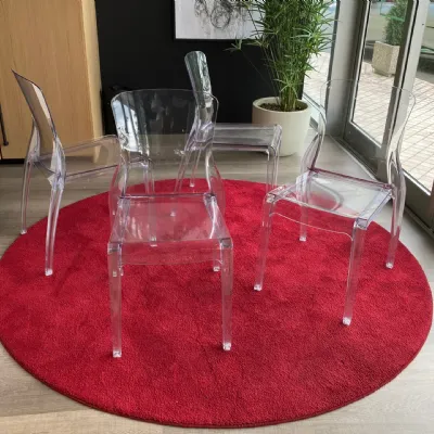 Sedia con schienale medio Crystal Domitalia a prezzo ribassato