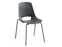 Sedia con schienale medio Eva 4  Point house a prezzo ribassato