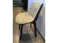 Sedia con schienale medio Flow chair color mdf Mdf in Offerta Outlet