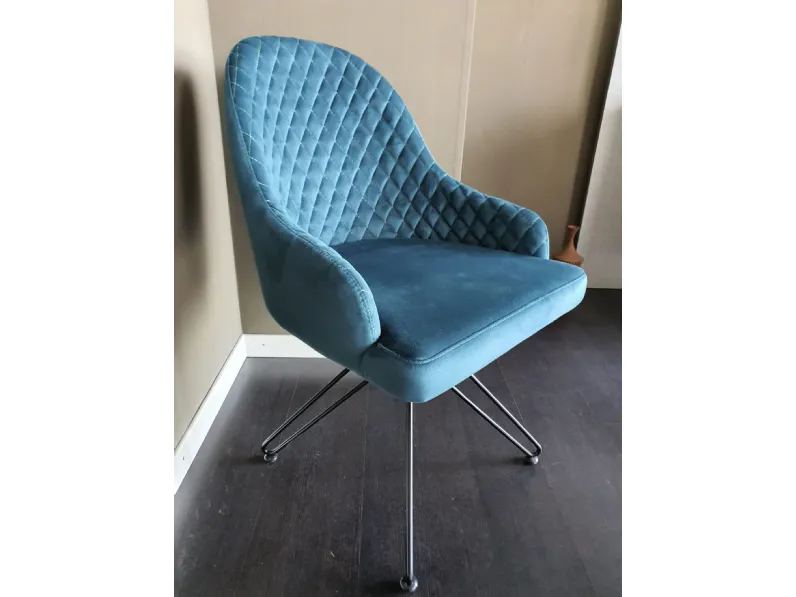 Sedia con schienale medio Muriel  Ozzio a prezzo Outlet