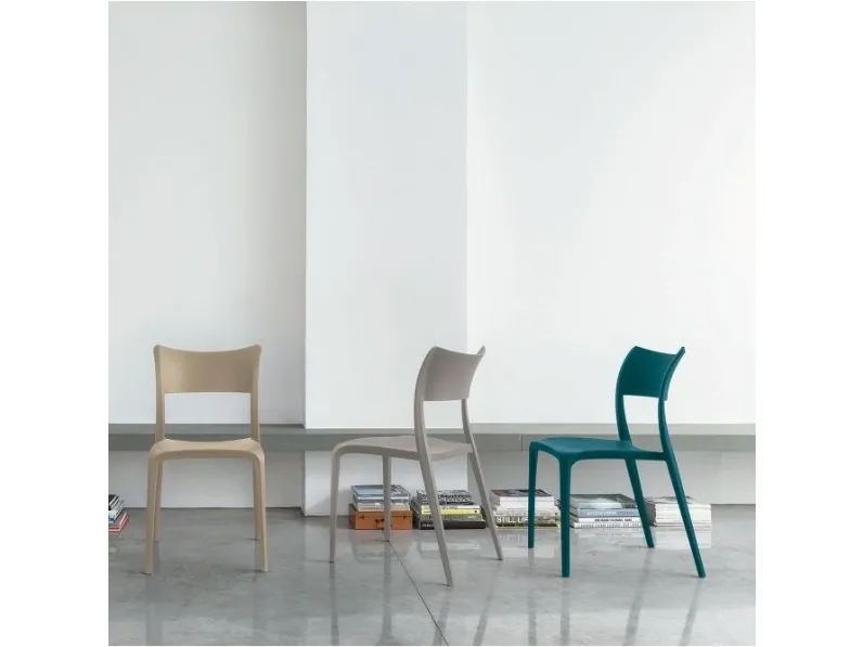 Sedia con schienale medio Toledo Target point in Offerta Outlet