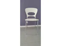 Sedia in plastica con schienale medio Tonia in Offerta Outlet