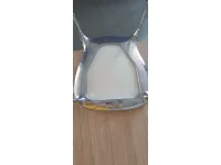 Sedia in plastica con schienale medio Tonia in Offerta Outlet