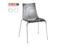 Sedia con schienale medio Zebra Scab a prezzo scontato