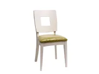 Sedia Contessa da soggiorno realizzata in laccata scontata del 46%