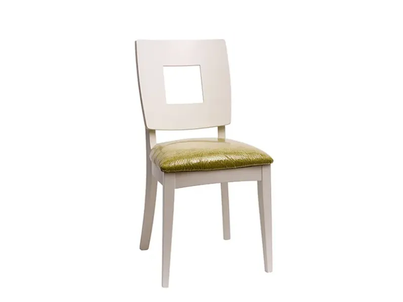 Sedia Contessa da soggiorno realizzata in laccata scontata del 46%