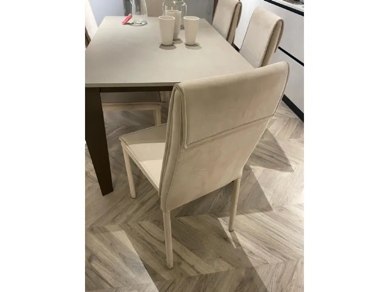 Sedia con schienale alto Cv 643 sedia kilt brera home di Collezione esclusiva a prezzo scontato